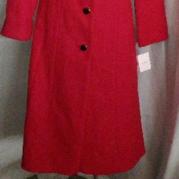 KATE SPADE - Single-breasted Belted Coat In Bright Pink, Small - Picture 9 of 9